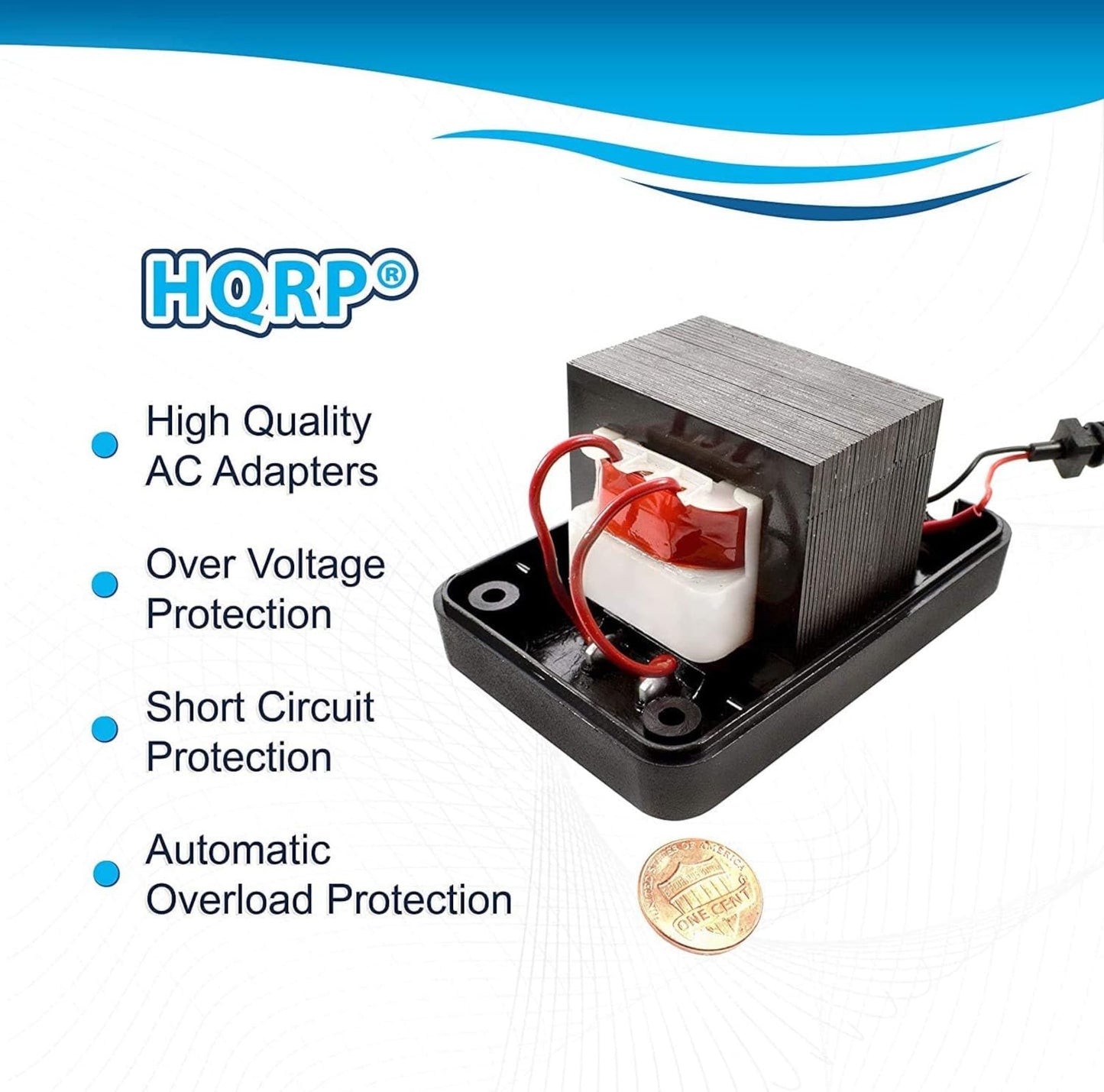 HQRP 9V AC Adapter Compatible with Digitech PS0912 RP5 RP6 RP7 RP10 RP12 RP14D RP2000 4 PIN DIN Power Supply Cord