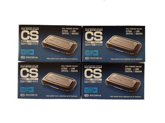 Multipack: (4) Air Spencer CS-X3 CSX3 Refill (Squash Scent Refill for Air Spencer CS-X3 Cassette Air Freshener)