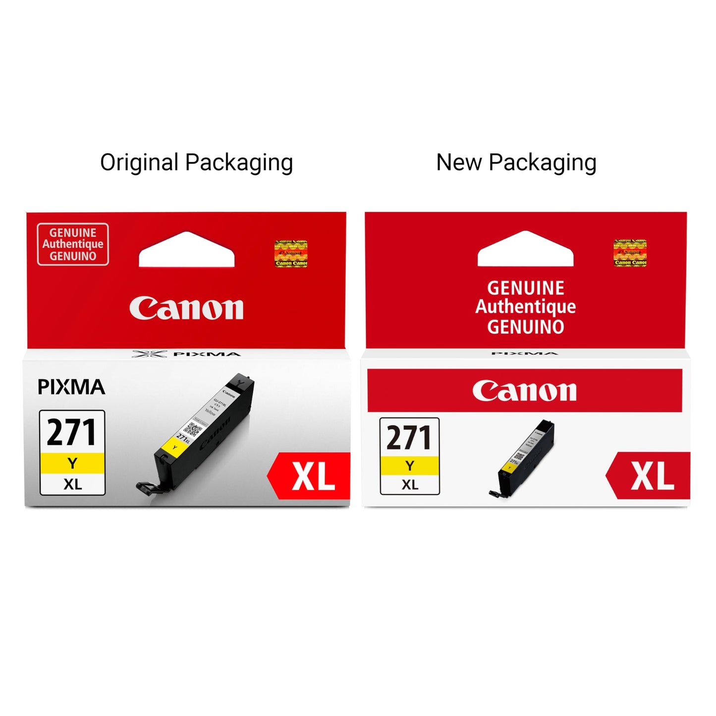 Canon Genuine Canon CLI-271XL HIGH Yield Ink Cartridge, Yellow
