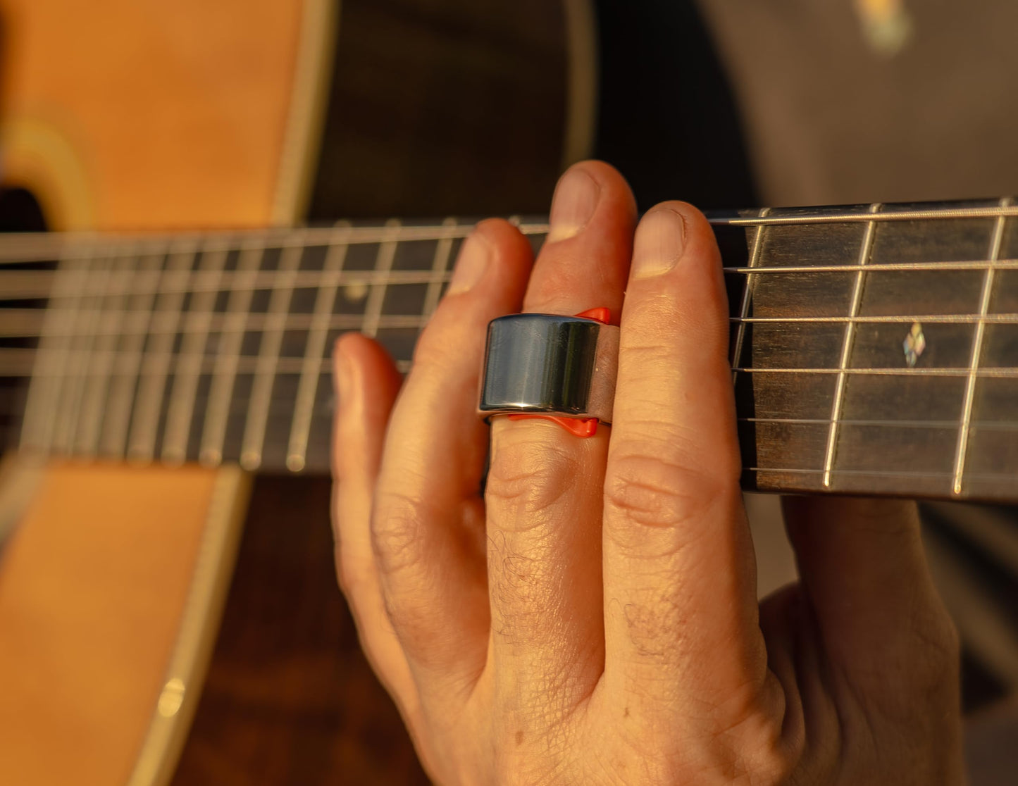 Black Mountain Slide Guitar Rings - Made From Tungsten Steel. Acoustic Guitar Slide, Electric Guitar Slide, Bass, Ukulele, and More. Almost as Hard as Diamond, Smooth Surface Finish, New Invention.