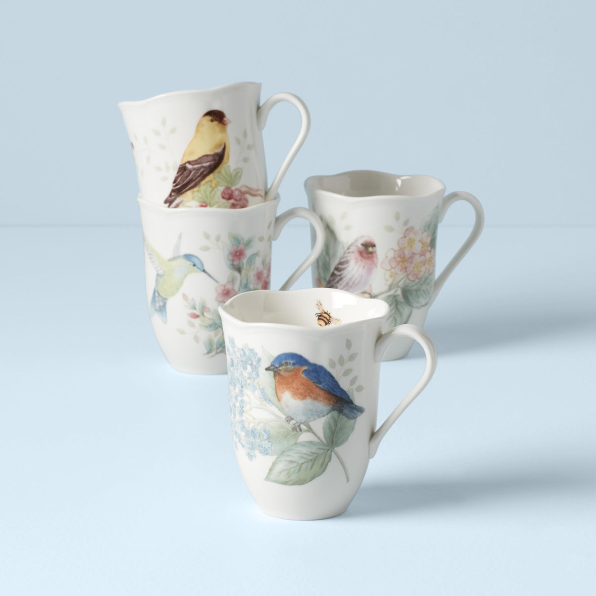 Lenox 882795 Butterfly Meadow Flutter 4-Piece Mug Set