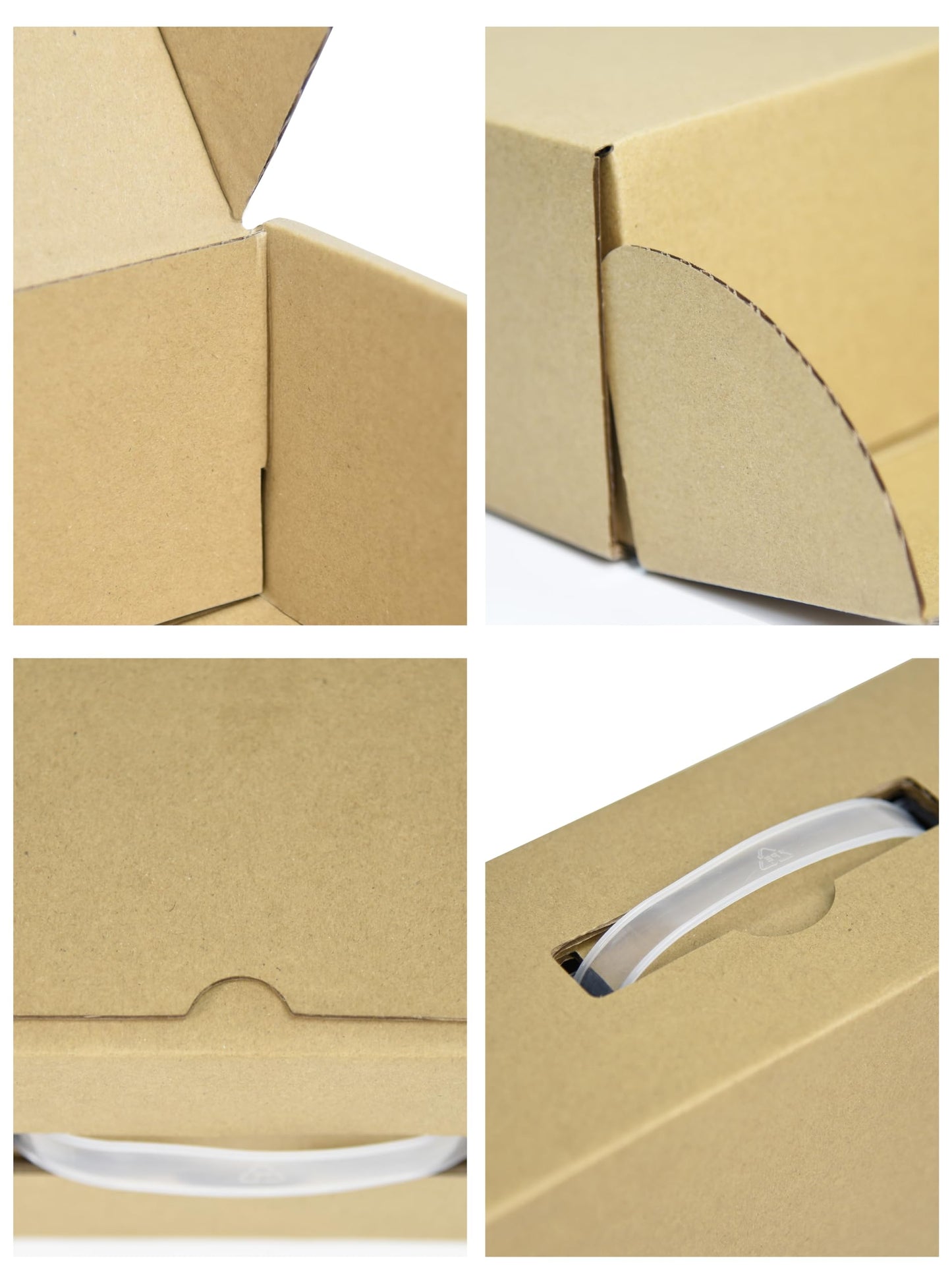 SOUNDANCE Laptop Shipping Box with Protection Foam, Brown Cardboard, Up to 17.3 Inches, 1 Pack