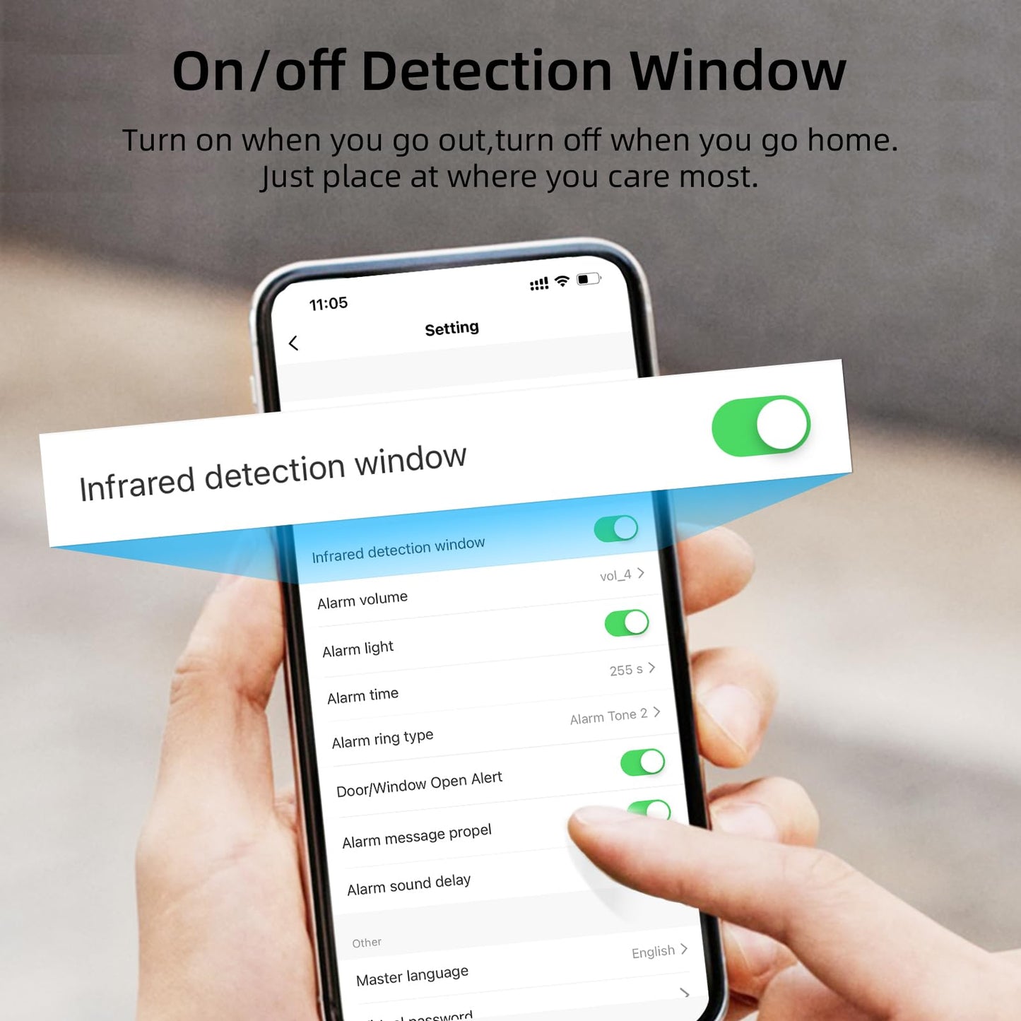CPVAN Home Alarm System, 2.4GHz WiFi PIR Motion Sensor Alarm, Wireless Door/Window Alarm(Not for Iron Material) for Security with Phone APP Alert 9 Pieces-Kit, White