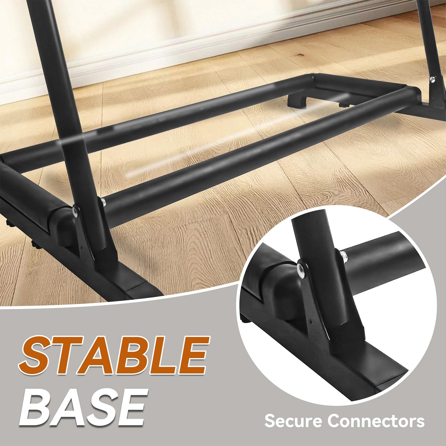 AZOR Multi Guitar Stand Folding 5 Holder Guitar Rack for Acoustic, Electric, and Bass Guitars - Soft Cushioning Sponge Protects Your Instruments - Durable and Stylish Design