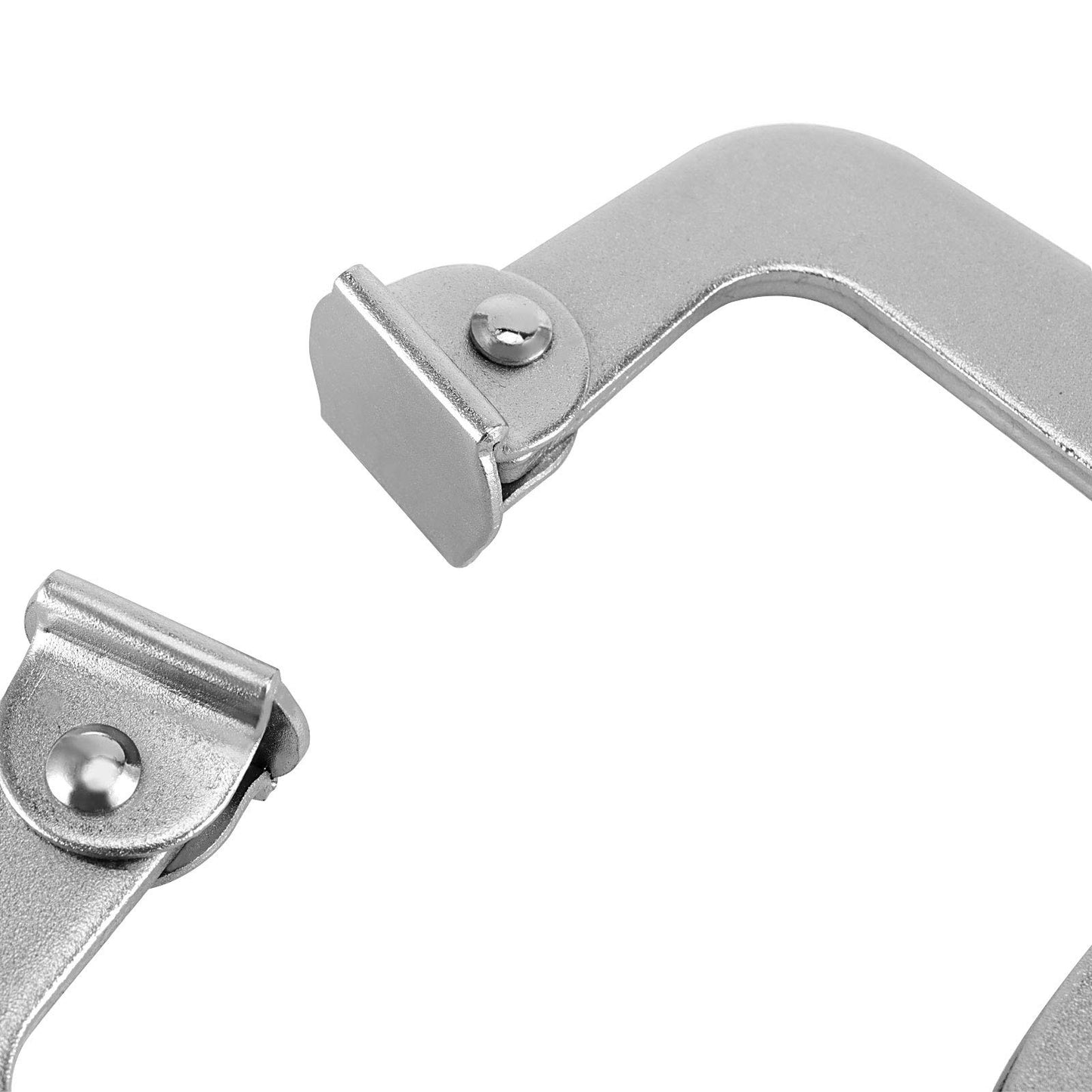 ZOENHOU 4 Pack 6" 9" 11" 14" Face Clamp C-Clamp Locking Pliers, Adjustable Vise Grip Clamps with Swivel Pad and Rubber Handle, Pocket Hole Clamp for Woodworking, Welding, Aligning