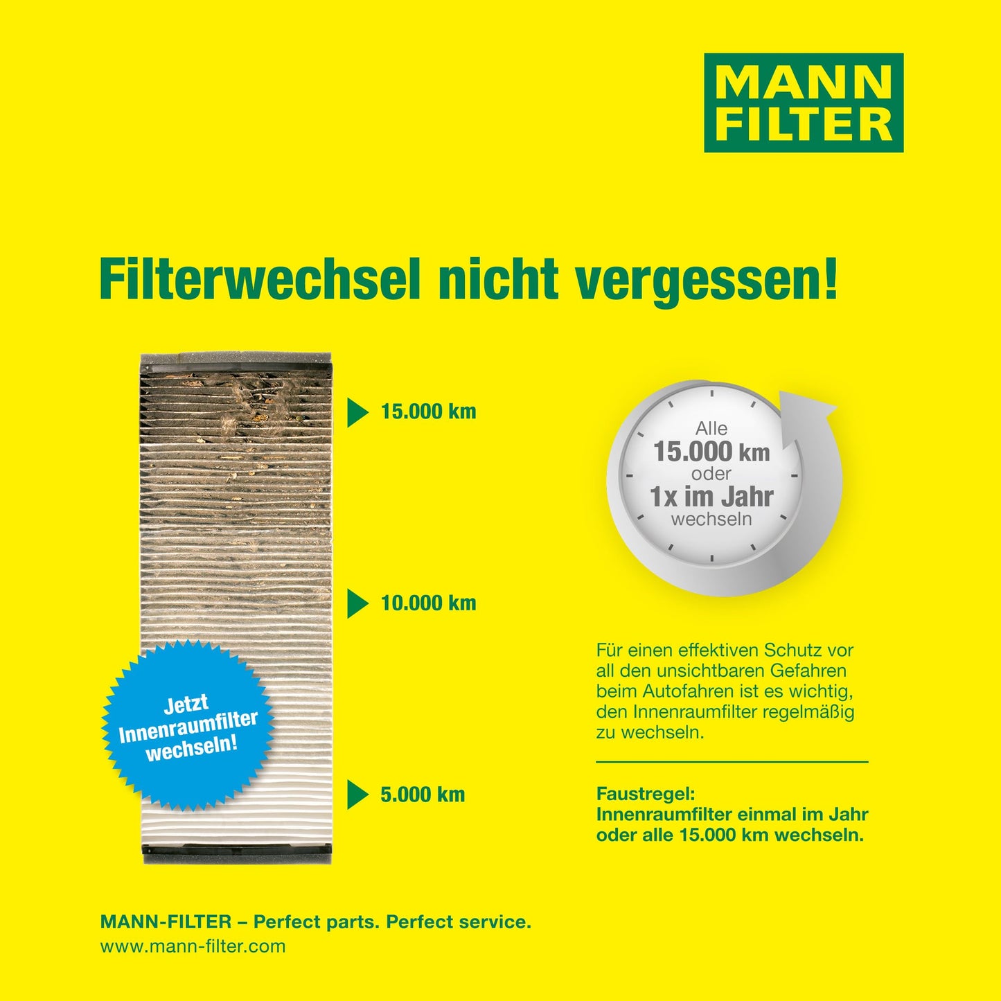 MANN-FILTER CUK 31 003 Cabin Air Filter with Activated Carbon