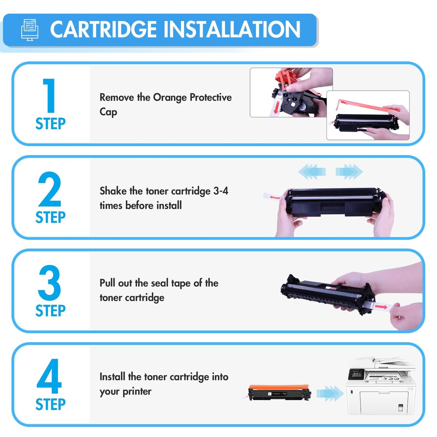 051H 051 Toner Cartridge Compatible for Canon 051H High-Yield Black Toner Cartridge 051 CRG-051H CRG051 for ImageCLASS MF264dw MF267dw MF269dw LBP162dw LBP161dn MF266dn MF263dn Printer 2-Pack