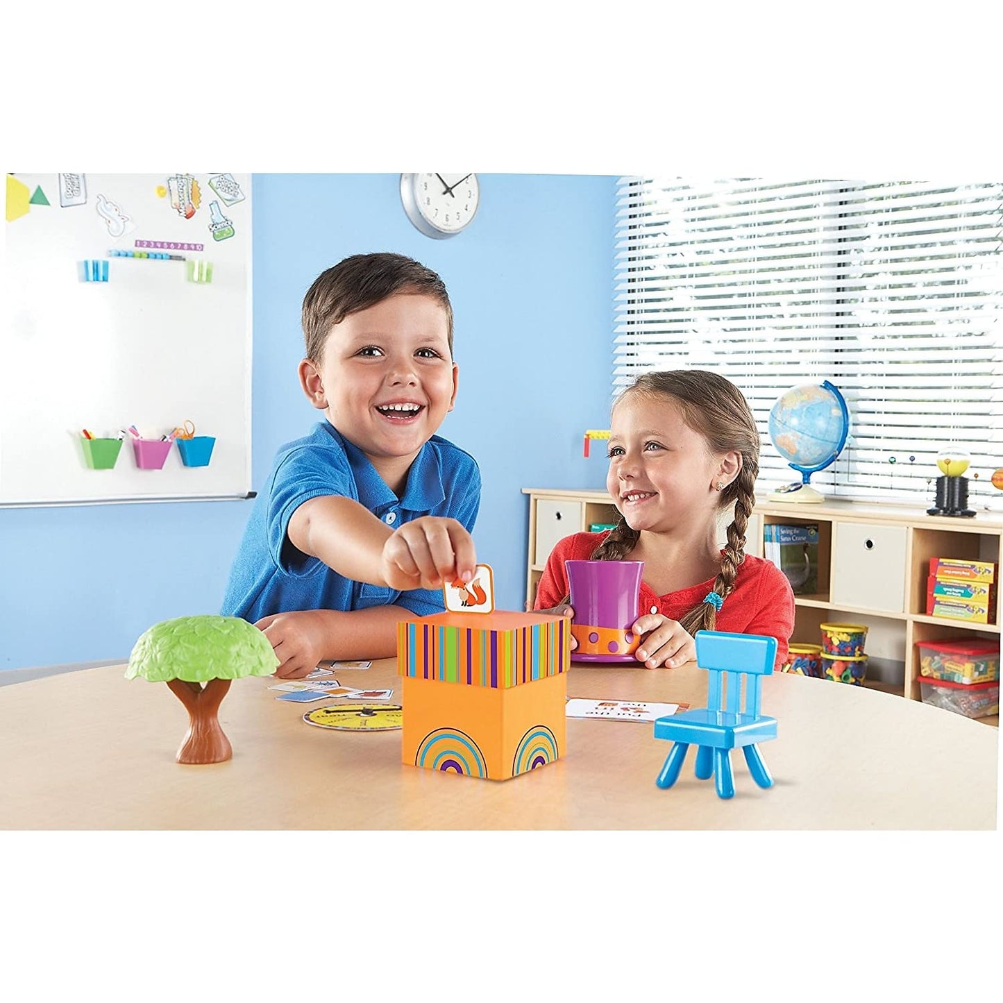Learning Resources LER3201 Fox in The Box Positional Words Activity Set