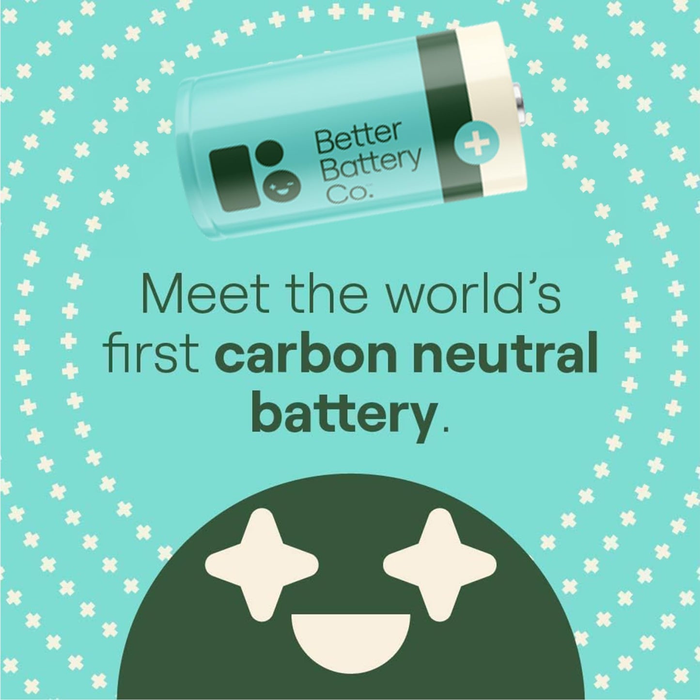 Better Battery Alkaline D Batteries - Long Lasting Performance Carbon Neutral Batteries with Storage Box and Recycling Program – 12 Pack
