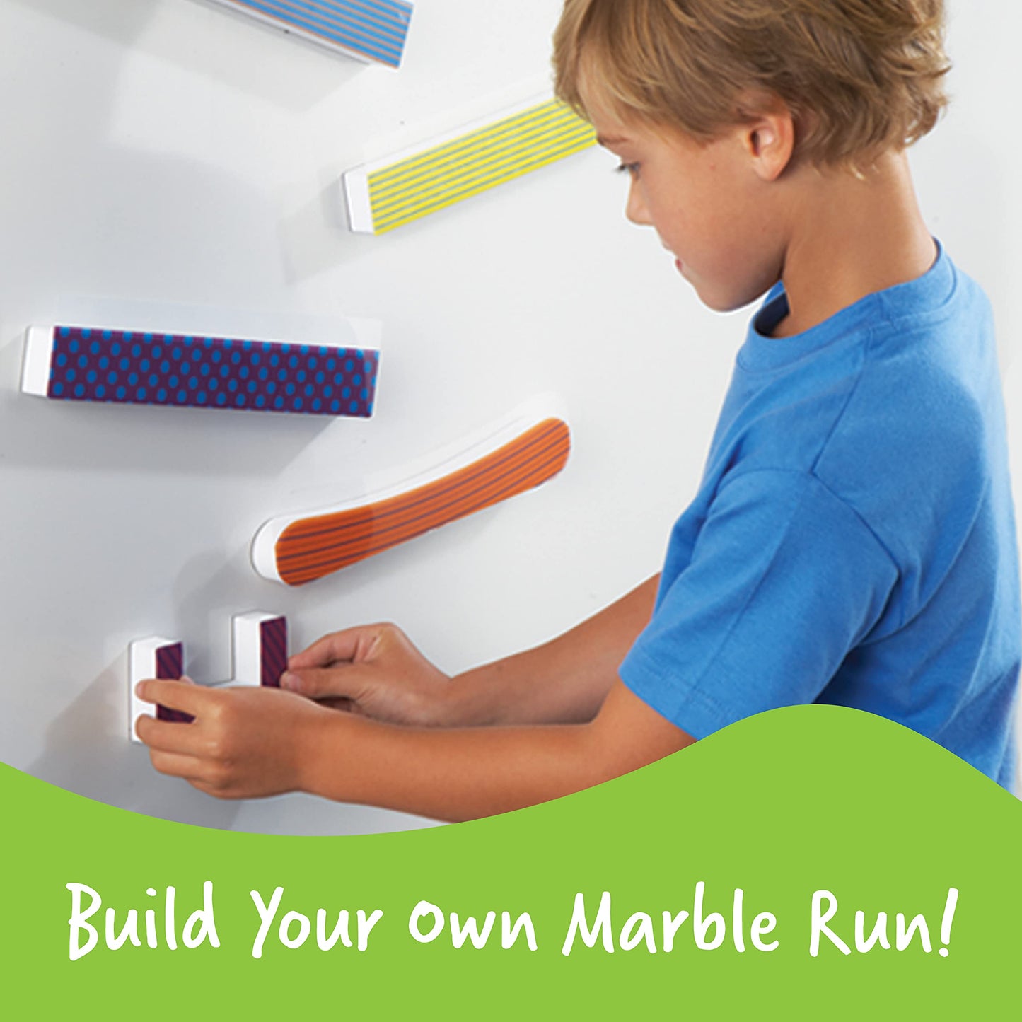 Learning Resources LER2821 Tumble Trax Magnetic Marble Run Toy