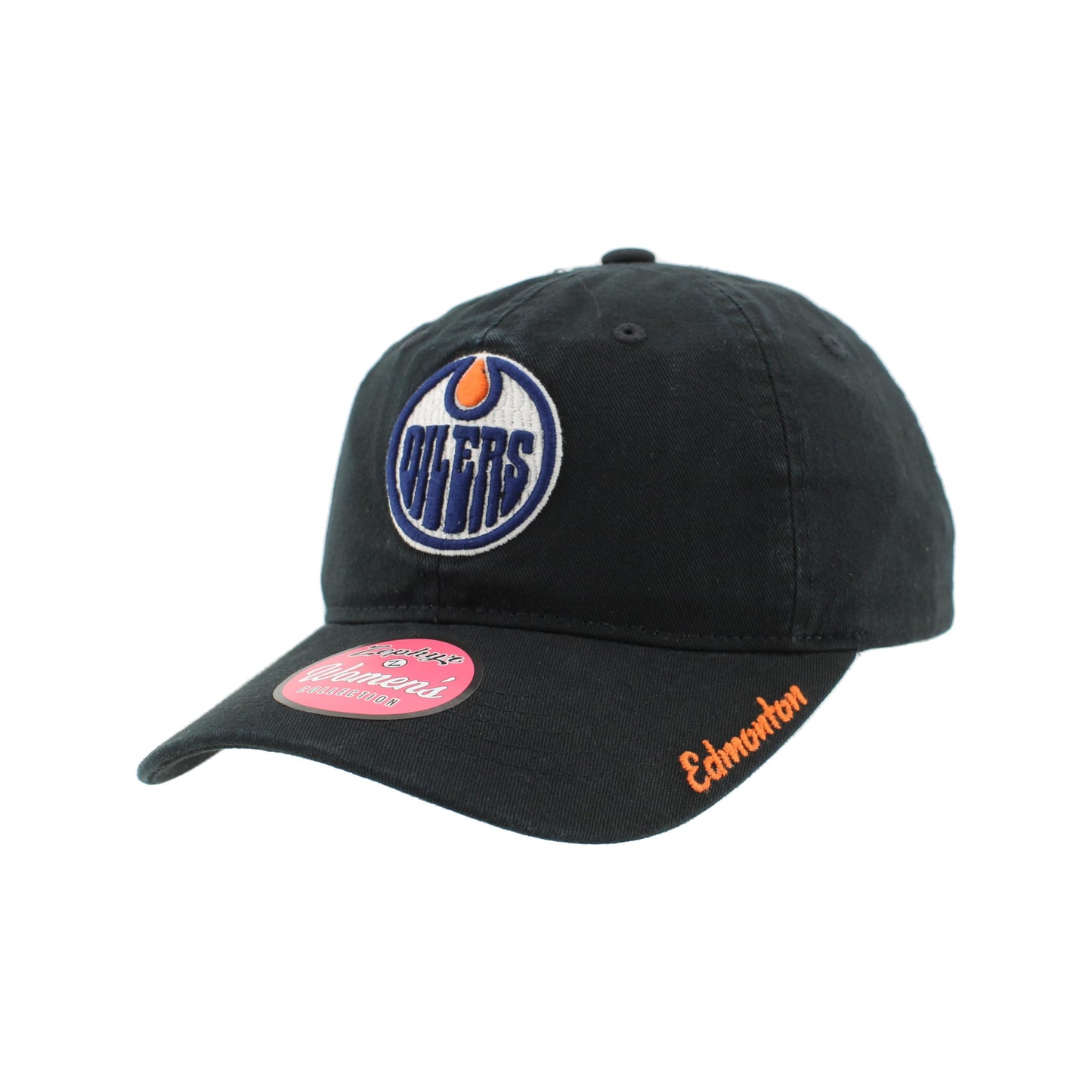 ZHATS Women's NHL Officially Licensed Adjustable Hat Girlfriend Icon Black