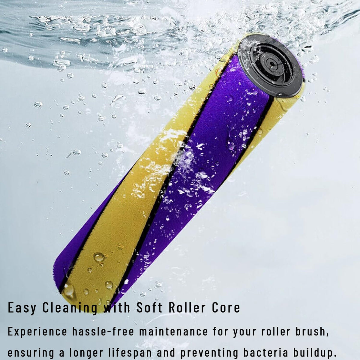 Updated Dust Detect Vacuum Attachment for Dyson G5 V15 V11 V10 V8 V7 Cleaner, Hardwood Floor Head Soft Roller Brush Replacement Accessories Part with Optical Green Light–Enhanced Power,Speed,Lifespan