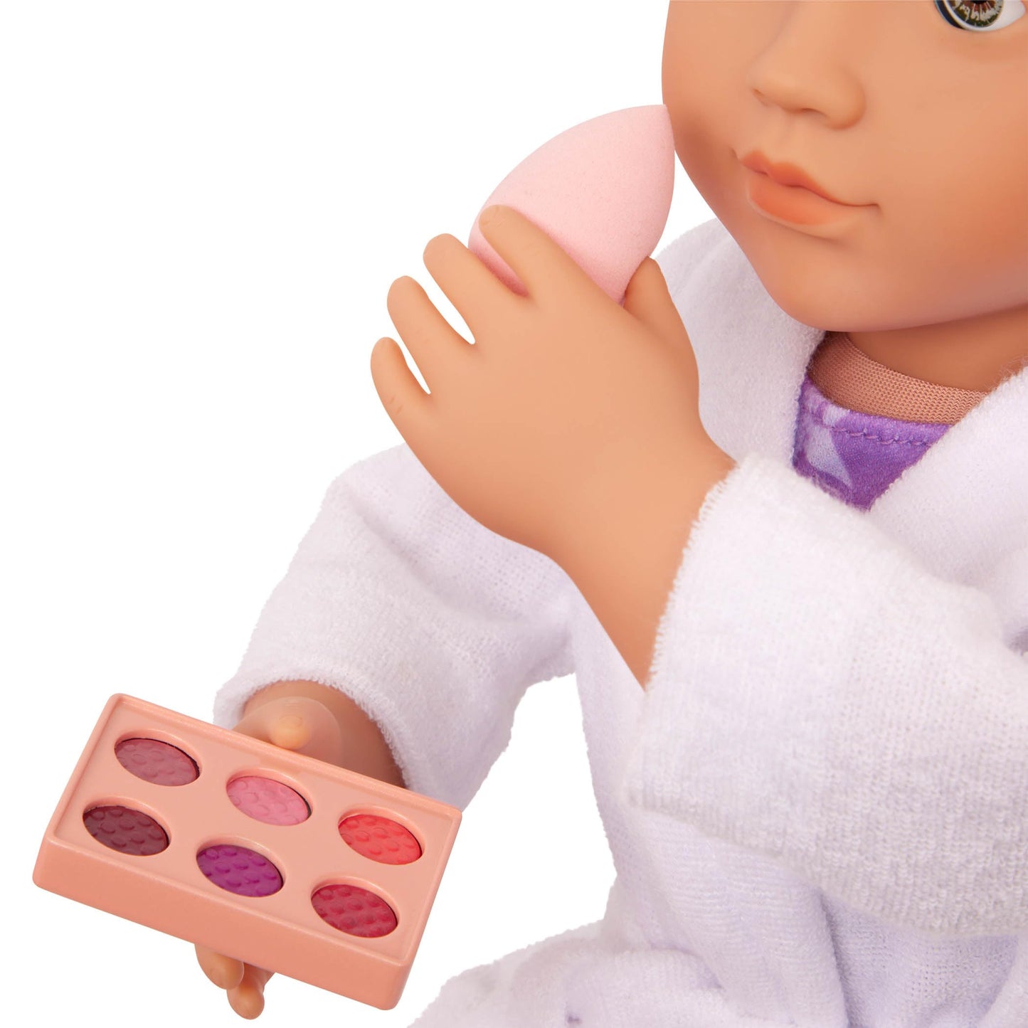 Our Generation – 18-Inch Doll Accessories – Pink Vanity Table & Chair Set – Pretend Make – up & Mirror – Pretend Play 3+ Years – Fabulous Fun Vanity Set