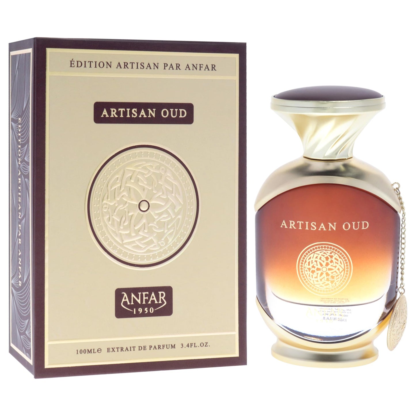 Anfar Edition Artisan Oud Extrait De Parfum Spray Men-3.4 oz