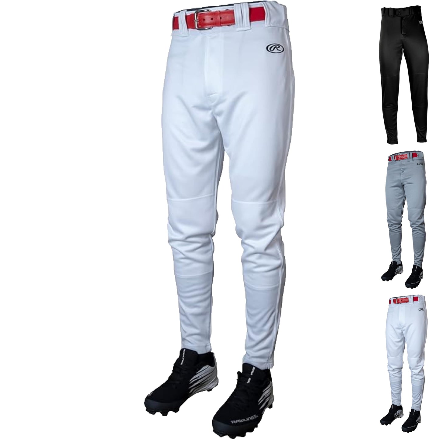 Adult Jog Baseball Pant-M-WHT