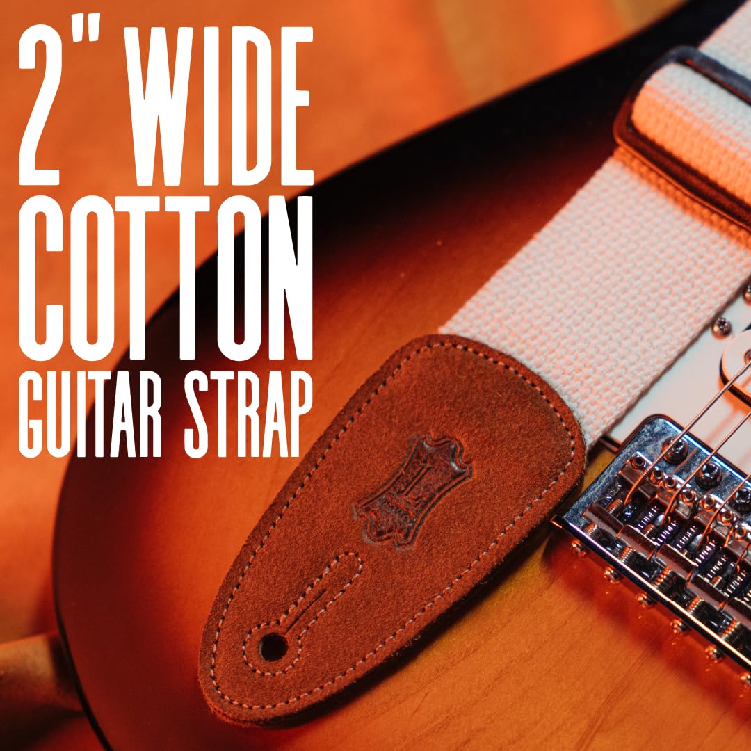 Levy's Leathers MC8A-BRN Cotton Guitar Strap