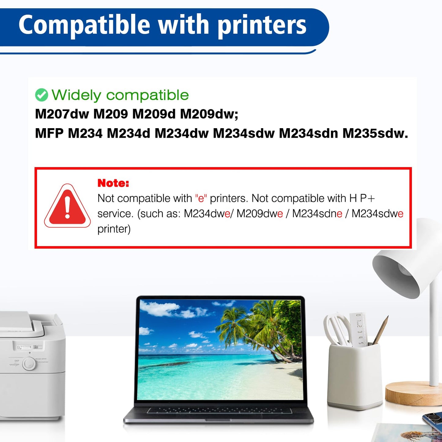 134X W134X Black Toner Cartridge [with CHIP] Replacement for 134X W1340X 134A W1340A Compatible for M207dw M209 M209d M209dw MFP M234 M234dw M234sdw M234sdn M235sdw Printers W1340X (Black x 2)