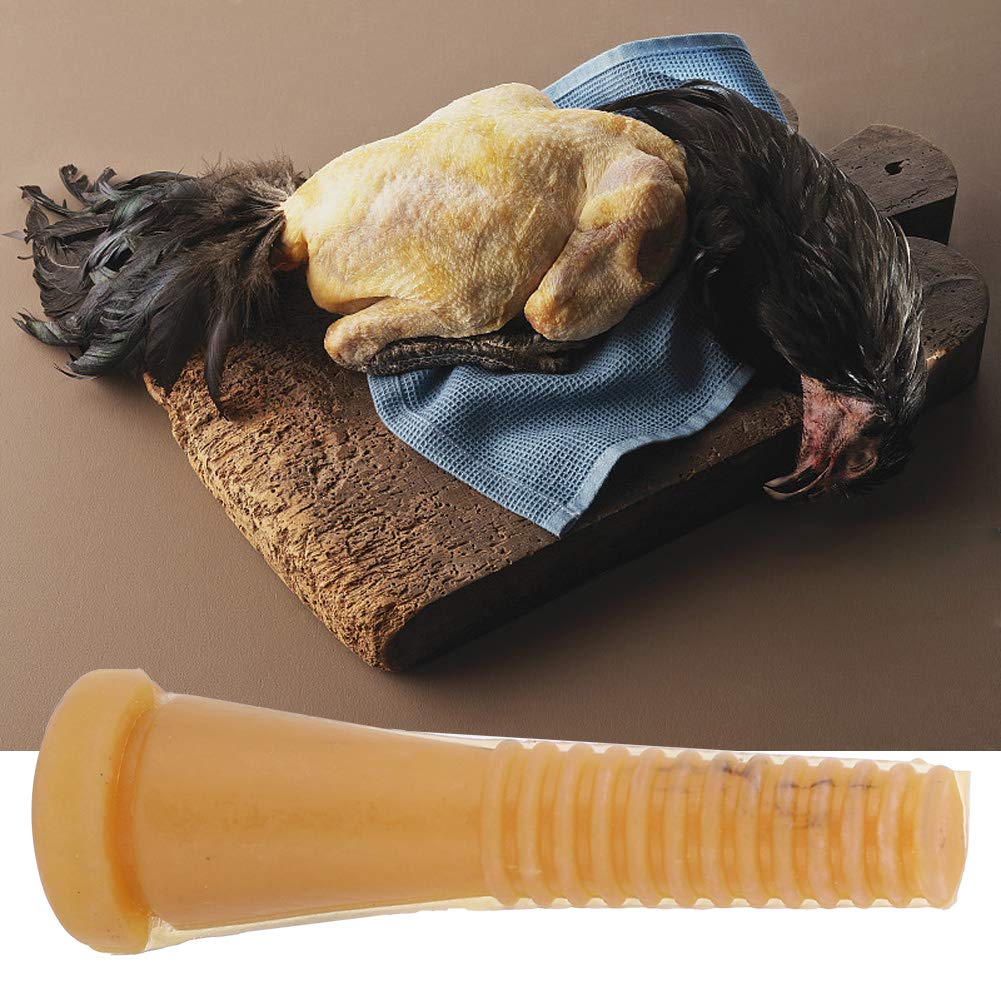 Feather Plucking Fingers, 50pcs Chicken Plucker Fingers Rubber Hair Removal Glue Stick for Ducks Chicken Geese Poultry Plucking Machine, Rings
