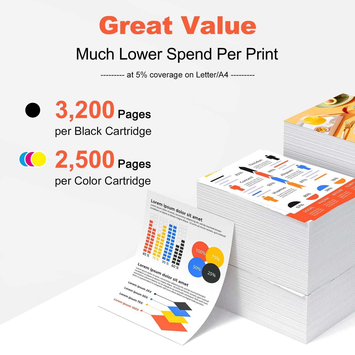 067H 067 Toner Cartridge High Capacity Compatible Replacement for Canon CRG-067H CRG067H for Canon Color imageCLASS MF656Cdw MF654Cdw MF653Cdw LBP633Cdw LBP632Cdw LBP630 MF650 Printer 4-Pack