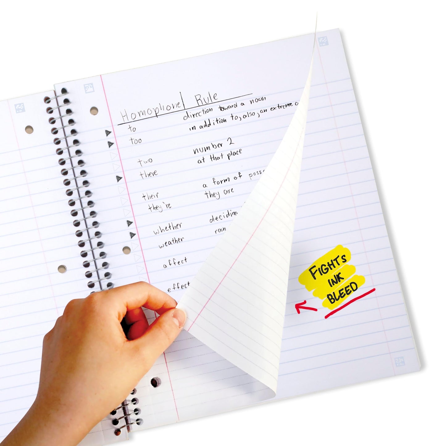 Five Star Spiral Notebook + Study App, 4 Pack, 1 Subject, Wide Ruled Paper, 8" x 10-1/2", 100 Sheets, Fights Ink Bleed, Water Resistant Cover, Purple, Pink, Gray and Blue (930105-ECM)