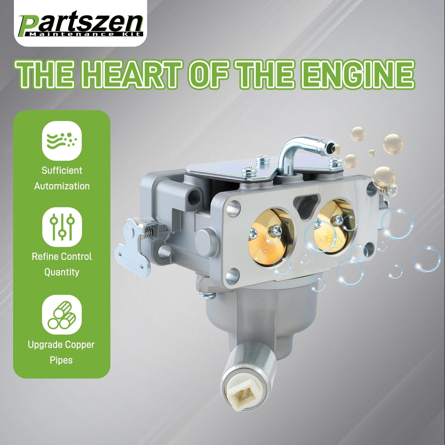 partszen 796997 Carburetor Fits for V-Twin 407777 40N877 40R877 445677 445877 44L777 44M777 44P777 44R677 Engine for 796227 Carburetor for 796227 796258 796997
