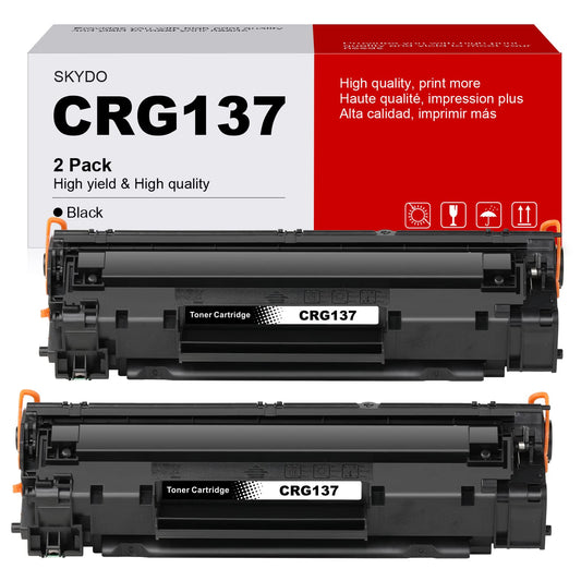 Compatible 137 Toner Cartridge Replacement for Canon 137 CRG137 for Canon ImageClass D570 LBP151dw MF211 MF212w MF216n MF217w MF227dw MF229dw MF232w MF236n MF244dw MF247dw Printer (Black, 2 Pack)