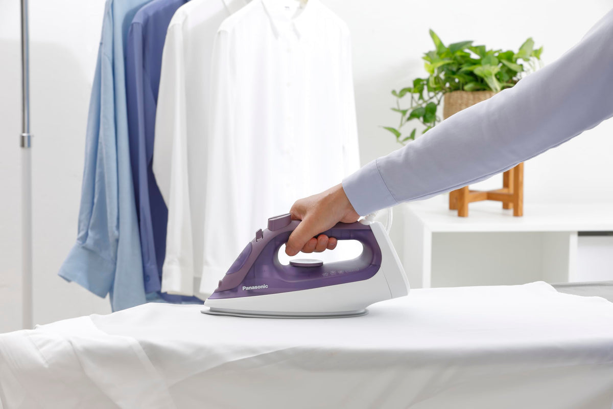 Panasonic NIS630V Powerful Steam Iron with U-Shape Groove, Violet