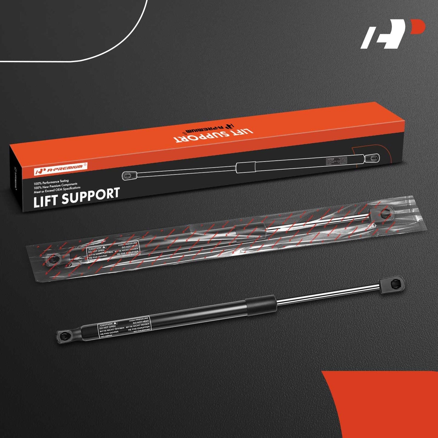 A-Premium Front Hood Lift Supports Shock Struts Compatible with Select Nissan Models - Murano 2015 2016 2017 2018 2019 2020 2021 2022, Sport Utility - Replace # 654705AA0A (2-PC Set)