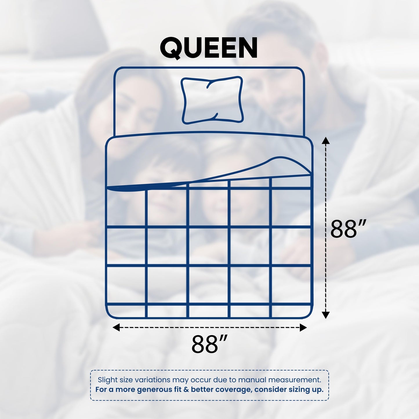 Utopia Bedding Comforters Queen Size, All Season Duvet Insert, Down Alternative Box Stitched Bed Comforter with Corner Tabs, Machine Washable (White)
