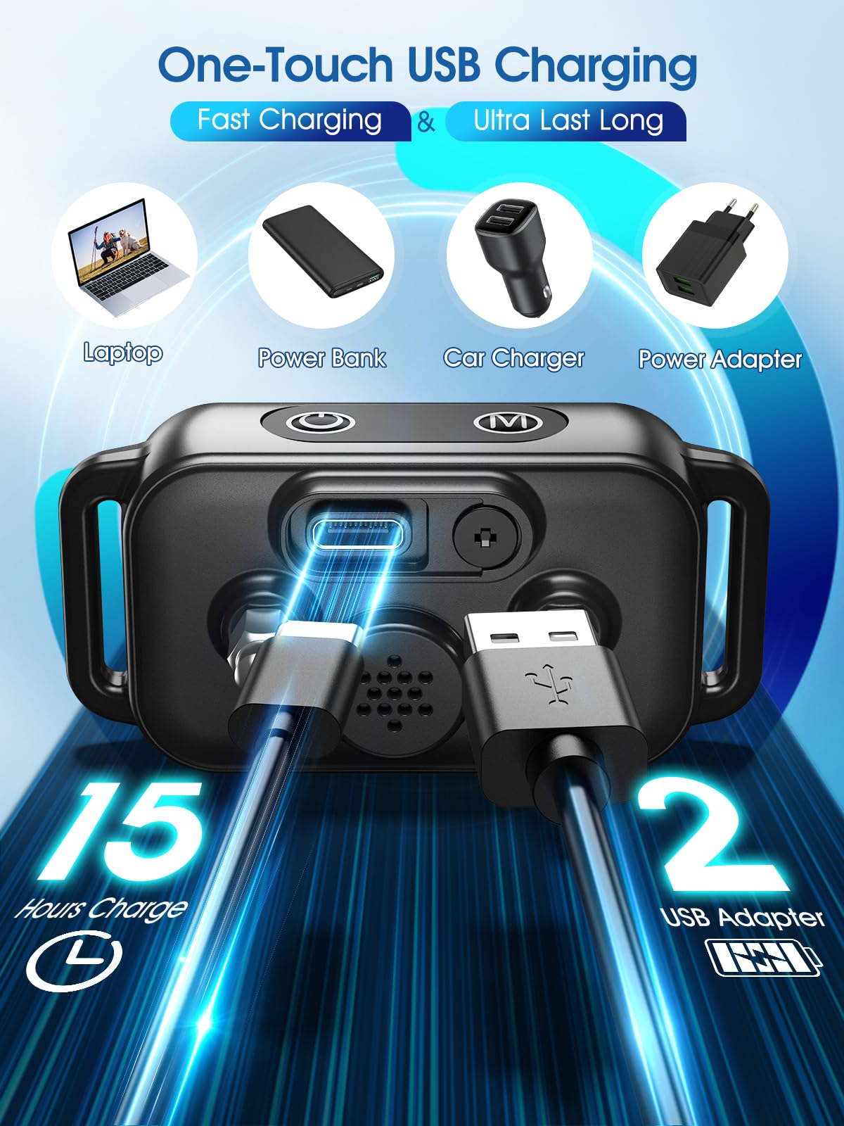 Bark Collar, DINJOO Dog Bark Collar, Barking Collar for Large Medium Small Dogs, Rechargeable Anti Barking Training with 8 Adjustable Sensitivity, Dark Black