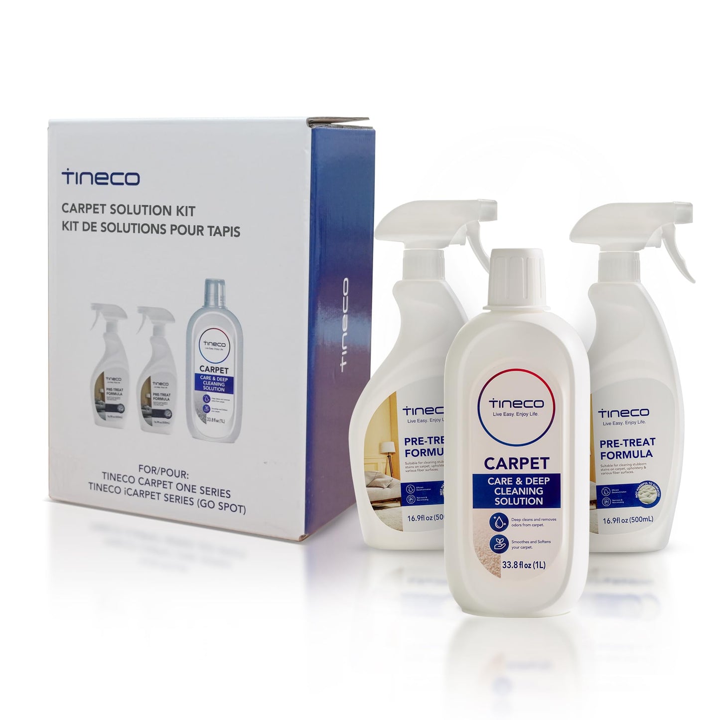 Tineco Carpet Pretreat Formula and Carpet Cleaning Solution for Carpet ONE Cruiser