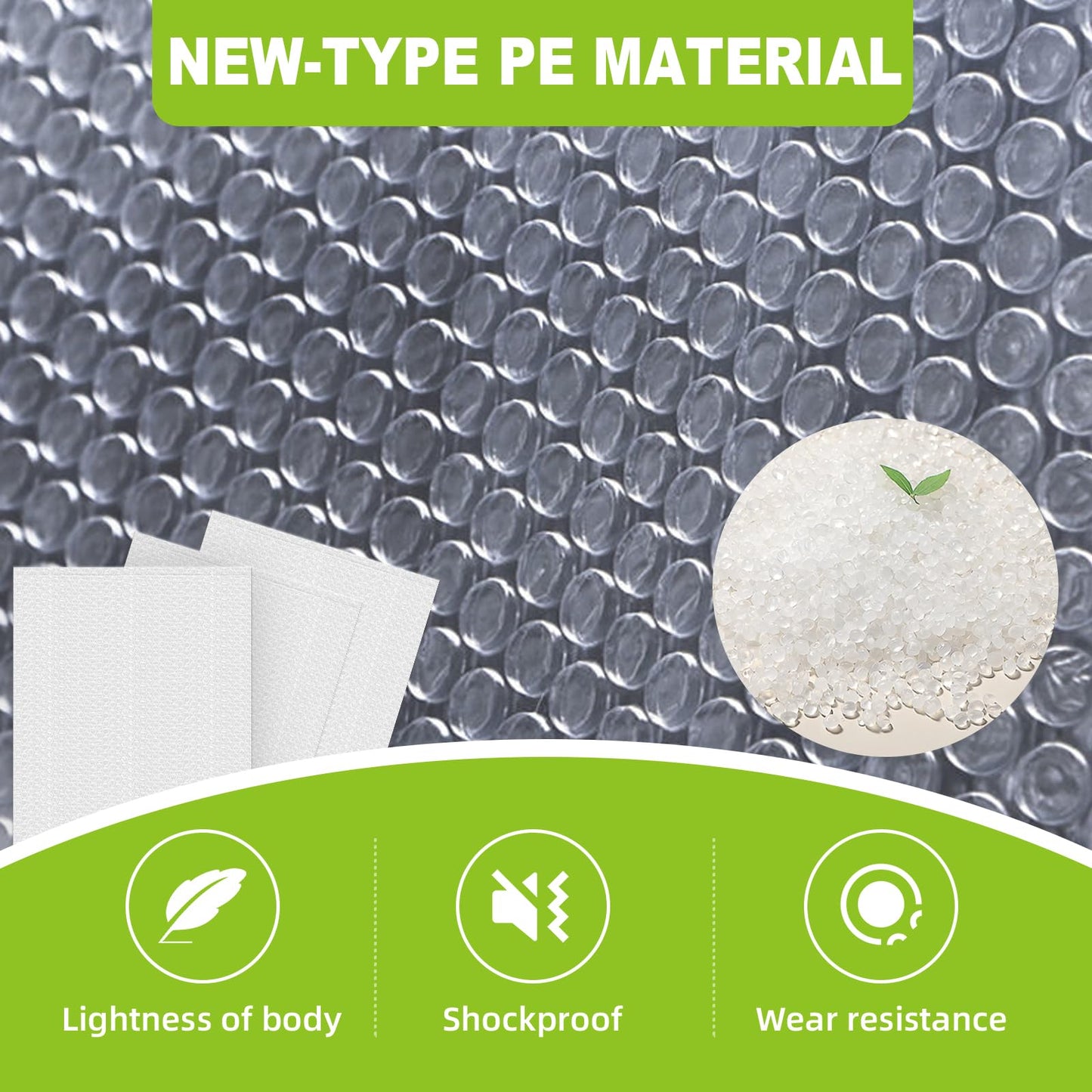 50 Pcs Bubble Pouch Wraps, 8''x12'' Clear Bubble Out Bags for Packing, Double Walled Cushioning Bags for Shipping, Storage and Moving(Not Self-Seal)