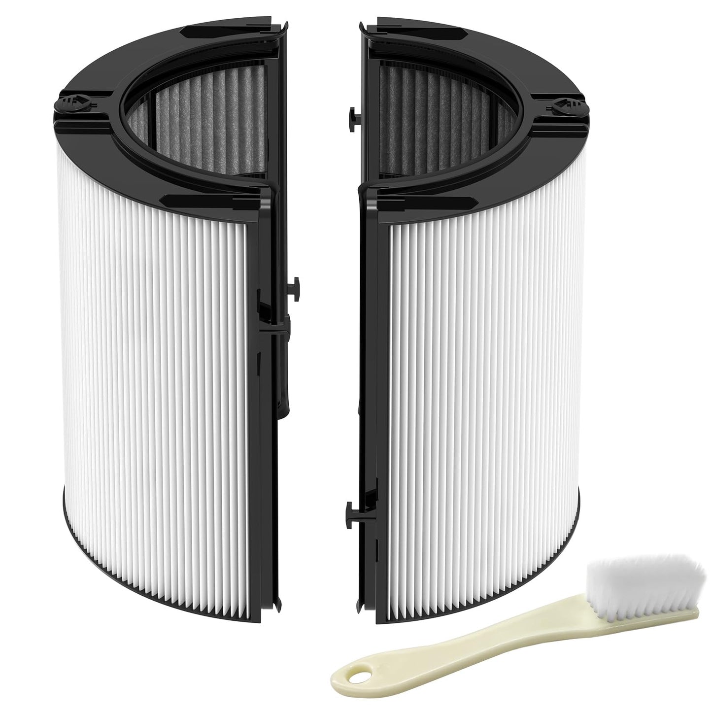 360° Combi 2 in 1 HEPA and Carbon Filter Compatible with Dyson TP04 HP04 TP07 TP06 HP06 PH02 PH01 PH03 PH04 HP09 TP09 HP07 HP10 TP10 Air Purifi-er, HEPA Carbon Replacement Filter
