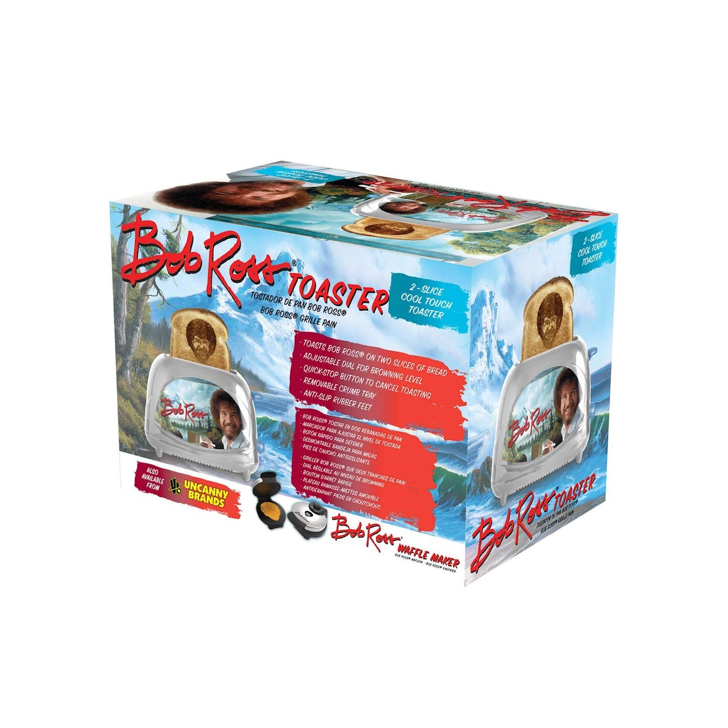 Bob Ross Toaster - Toasts Bob's Iconic Face onto Your Toast
