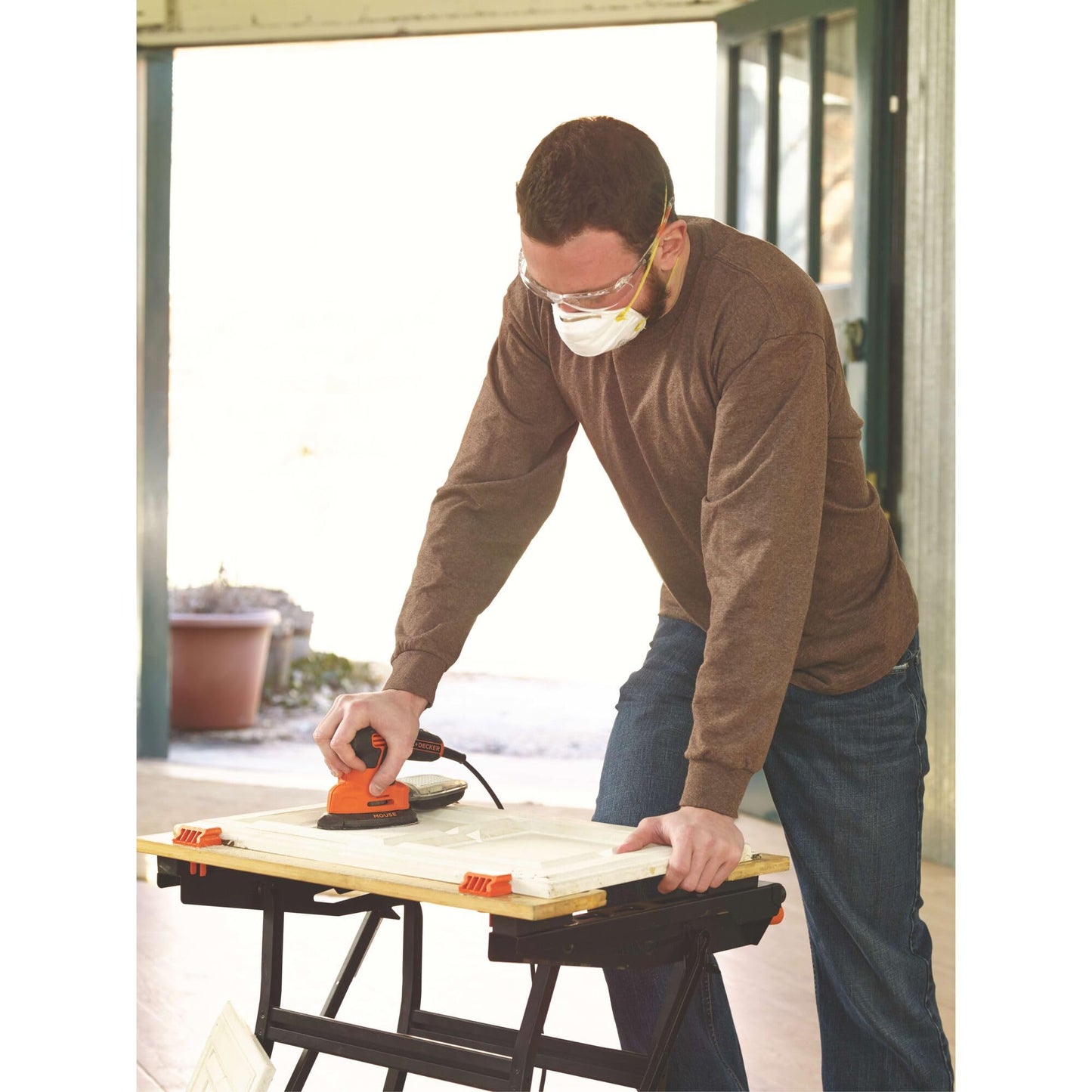 BLACK+DECKER MOUSE 1.2 Amp Electric Detail Sander (BDEMS600)
