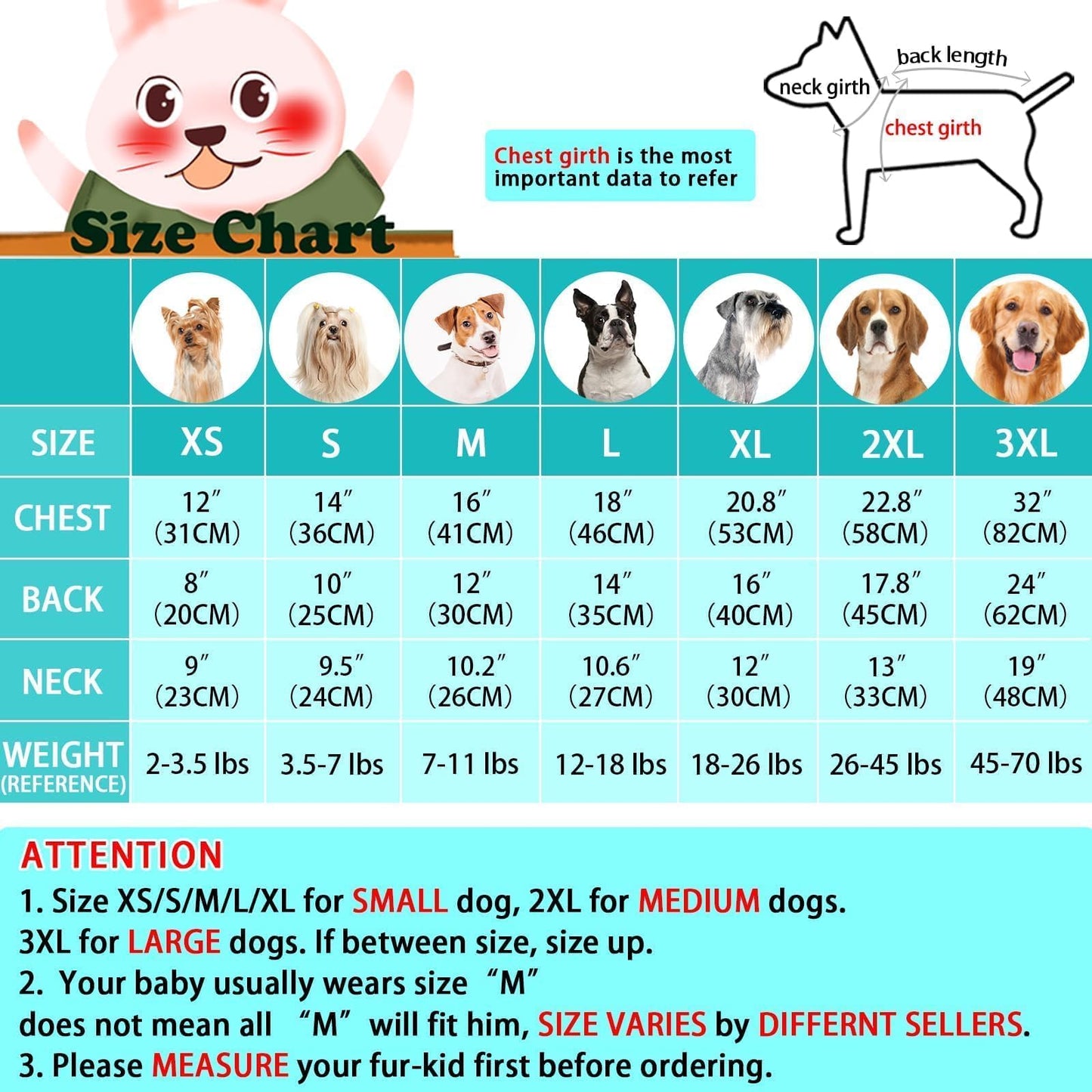 XPUDAC 4 Piece Dog Pajamas for Small Dogs Pjs Clothes Puppy Onesies Outfits for Doggie Christmas Shirts Sleeper for Pet Cats Jammies-M
