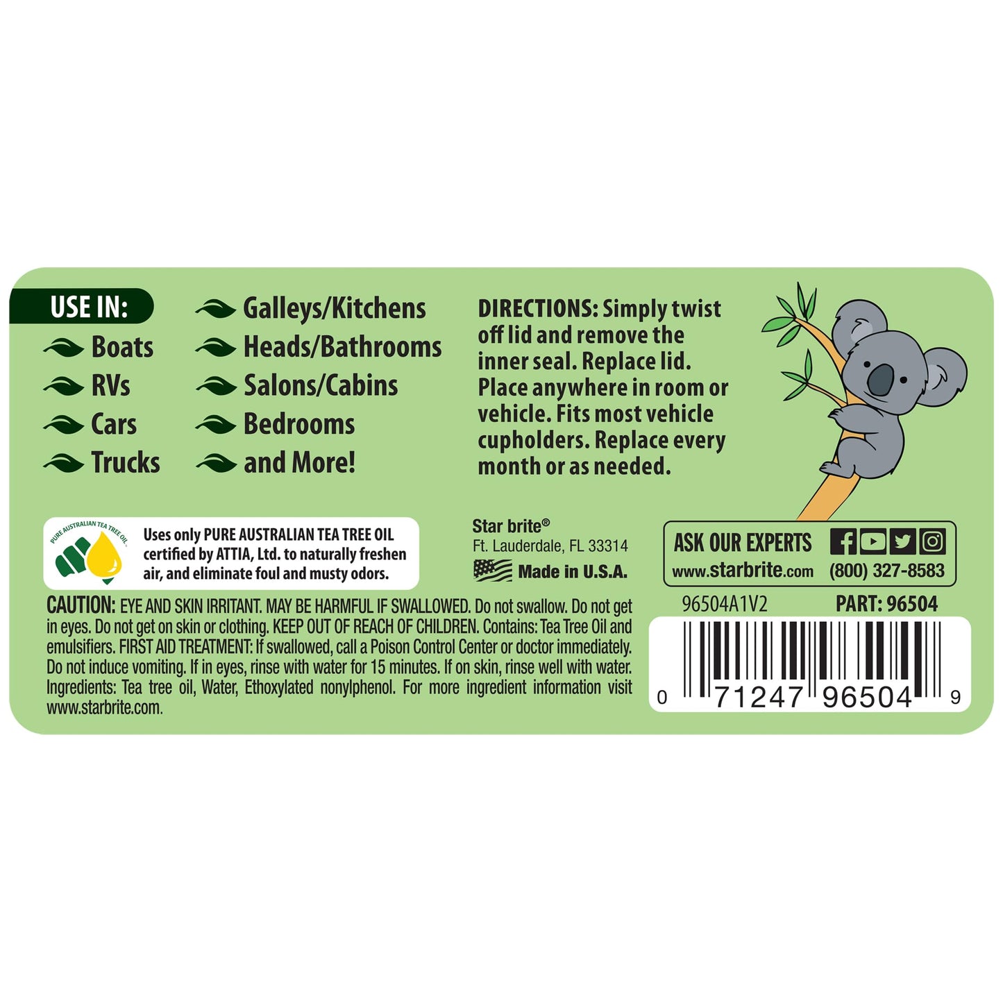 Star brite 96504 Tea Tree Gel - 4 oz.