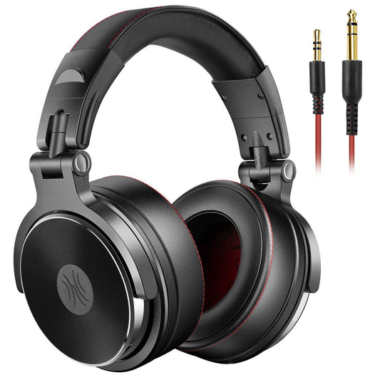 OneOdio Hi-Res Professional Studio DJ Headphones for Monitoring and Mixing Recording, Over Ear Headphones with 50mm Driver Unit with Detachable Cable