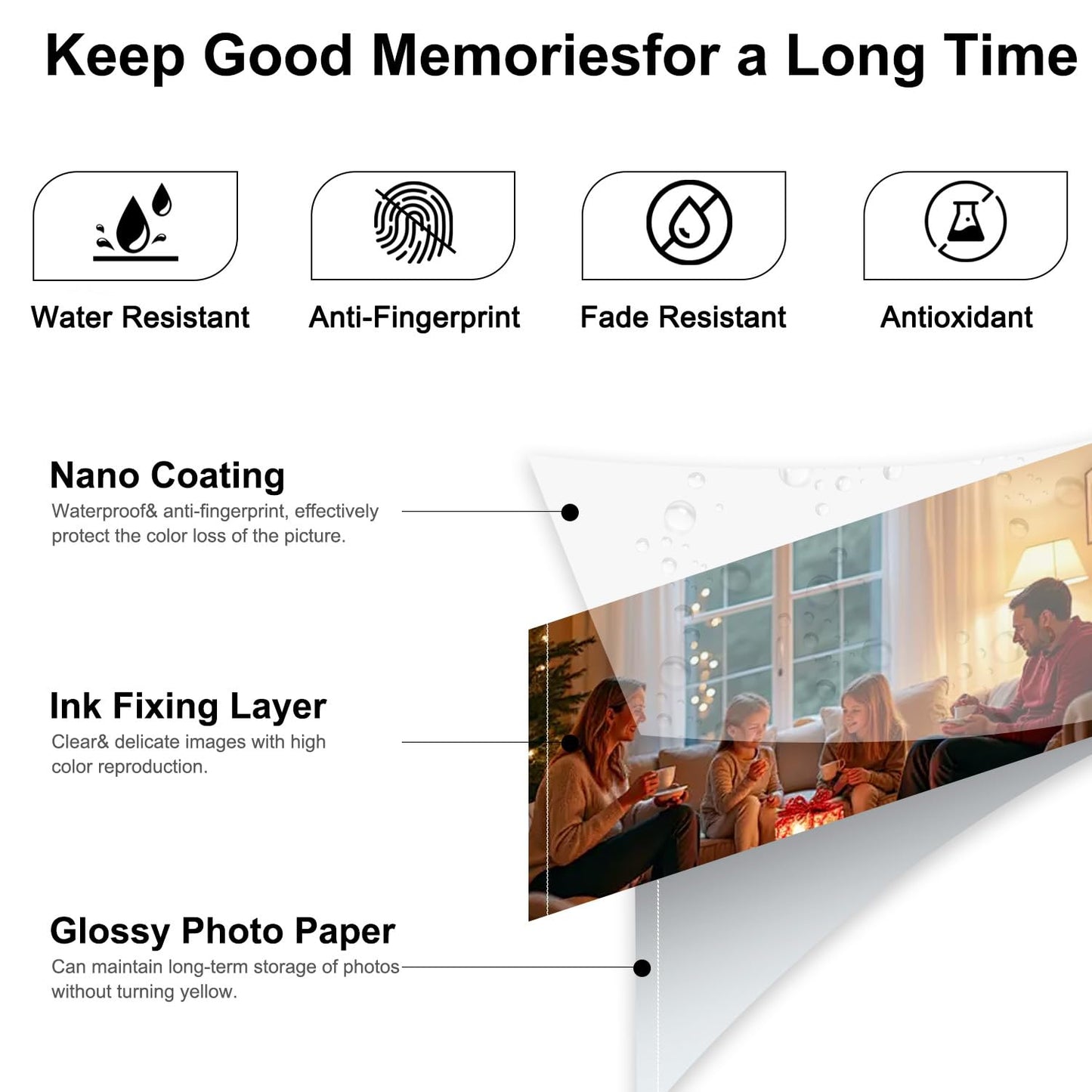 Canon Selphy CP1500 Ink and Paper, KP-108IN KP108 Tri-Color Ink Cartridge, 108 Sheets Glossy 4x6 Photo Paper for Selphy CP1500 CP1200 CP1300 CP1000 CP910 CP900