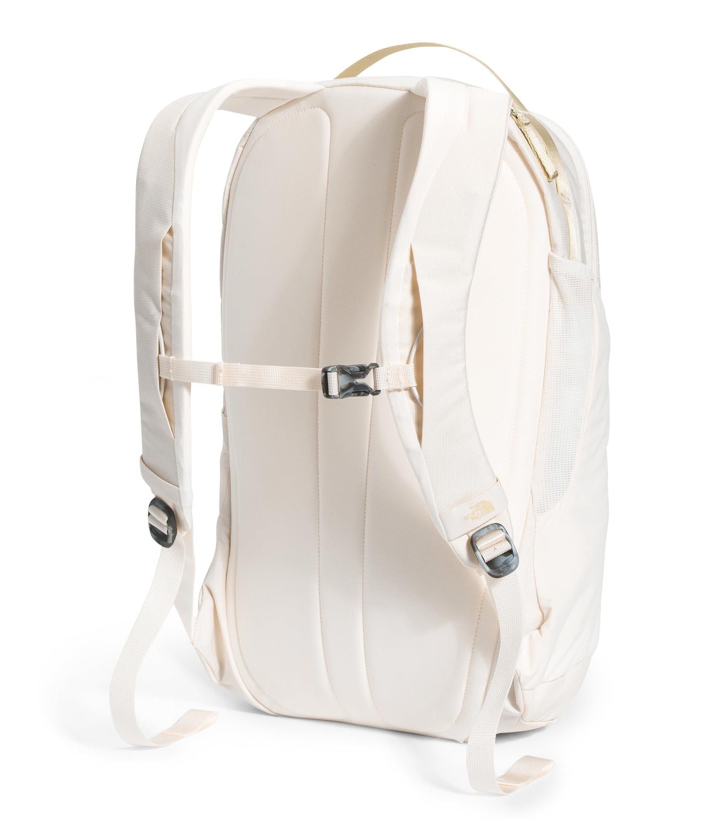 THE NORTH FACE Women's Isabella 3.0 Backpack | Everyday Travel Bag with 16" Laptop Sleeve, Water Repellent Finish, Gardenia White Dark Heather/Gravel-NPF, One Size