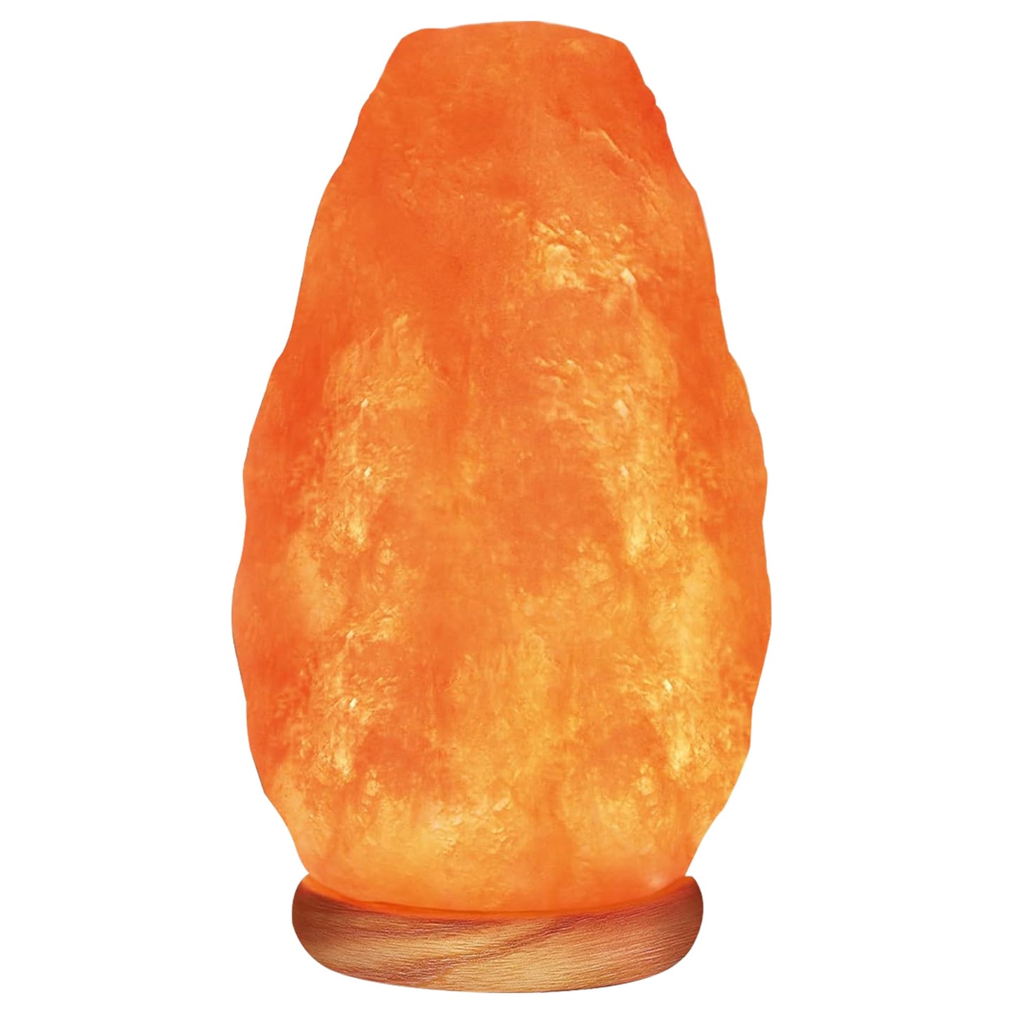 Himalayan Glow Natural Pink Salt Lamp, Crystal Salt Lamp Night Light with (ETL Certified) Brightness Control Dimmer Switch, Wooden Base & Salt Lamps Bulb, 5-7 Lbs
