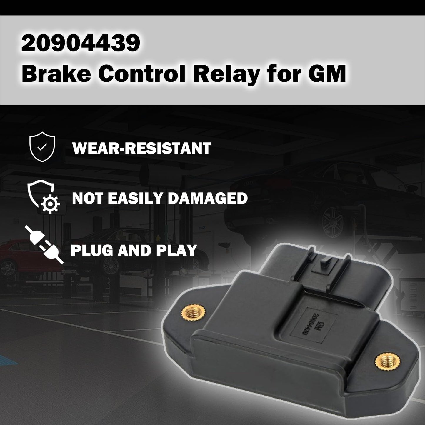 GM Genuine Parts 20904439 Original Equipment Trailer Brake Continue Relay Assembly，Replaces 20904439 - Compatible with Chevy, GMC and Cadillac Vehicles
