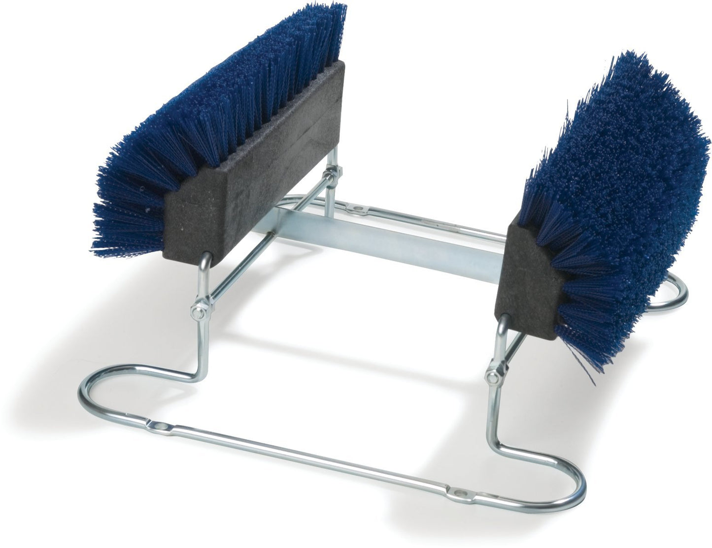 Carlisle 4042403 Spectrum Commercial Boot 'N Shoe Brush Scraper with Chrome Plated Steel Frame, Black