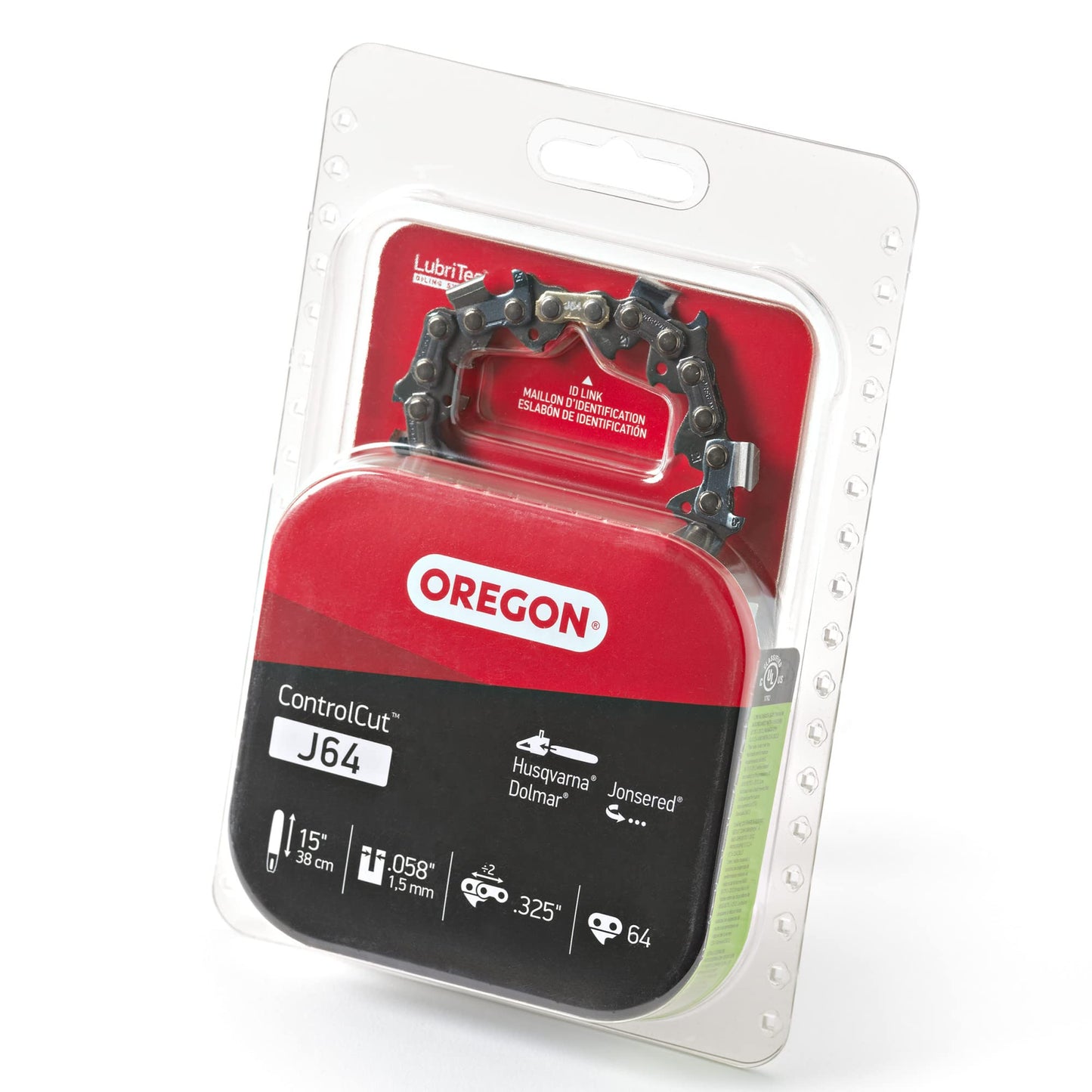 Oregon ControlCut Saw Chain 15 in. 0.058 Gauge 0.325 in. Pitch Chainsaw Chain, 64 Drive Links