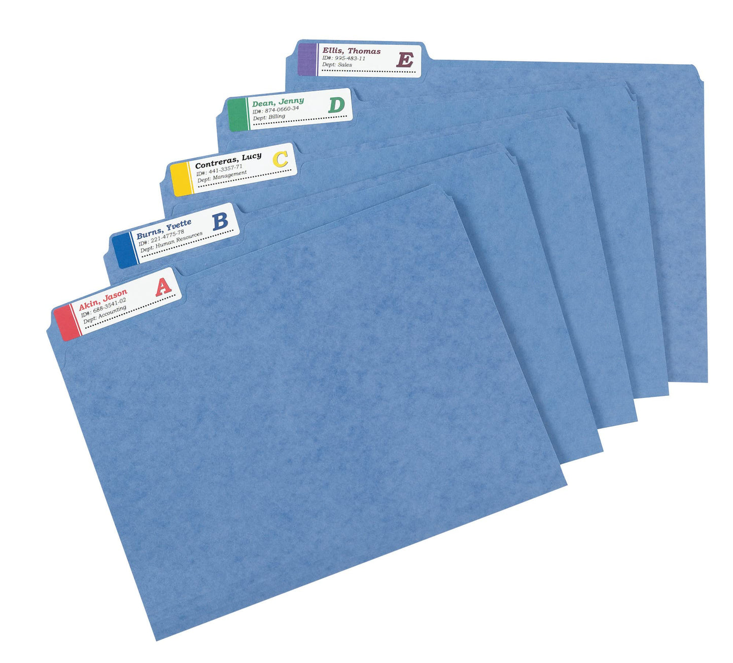 Permanent Extra Large File Folder Labels, 450/PK