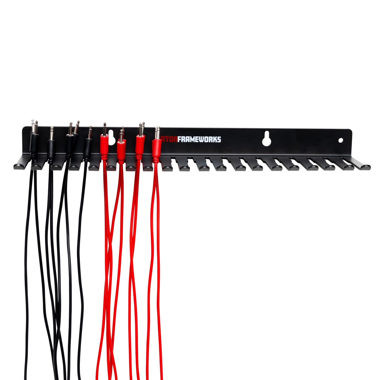 Gator Frameworks Wall Mountable Cable Hanger and Organizer with 19 Cable Slots; Ranges from 5-9mm Spaces (GFW-CABLEHANGER)