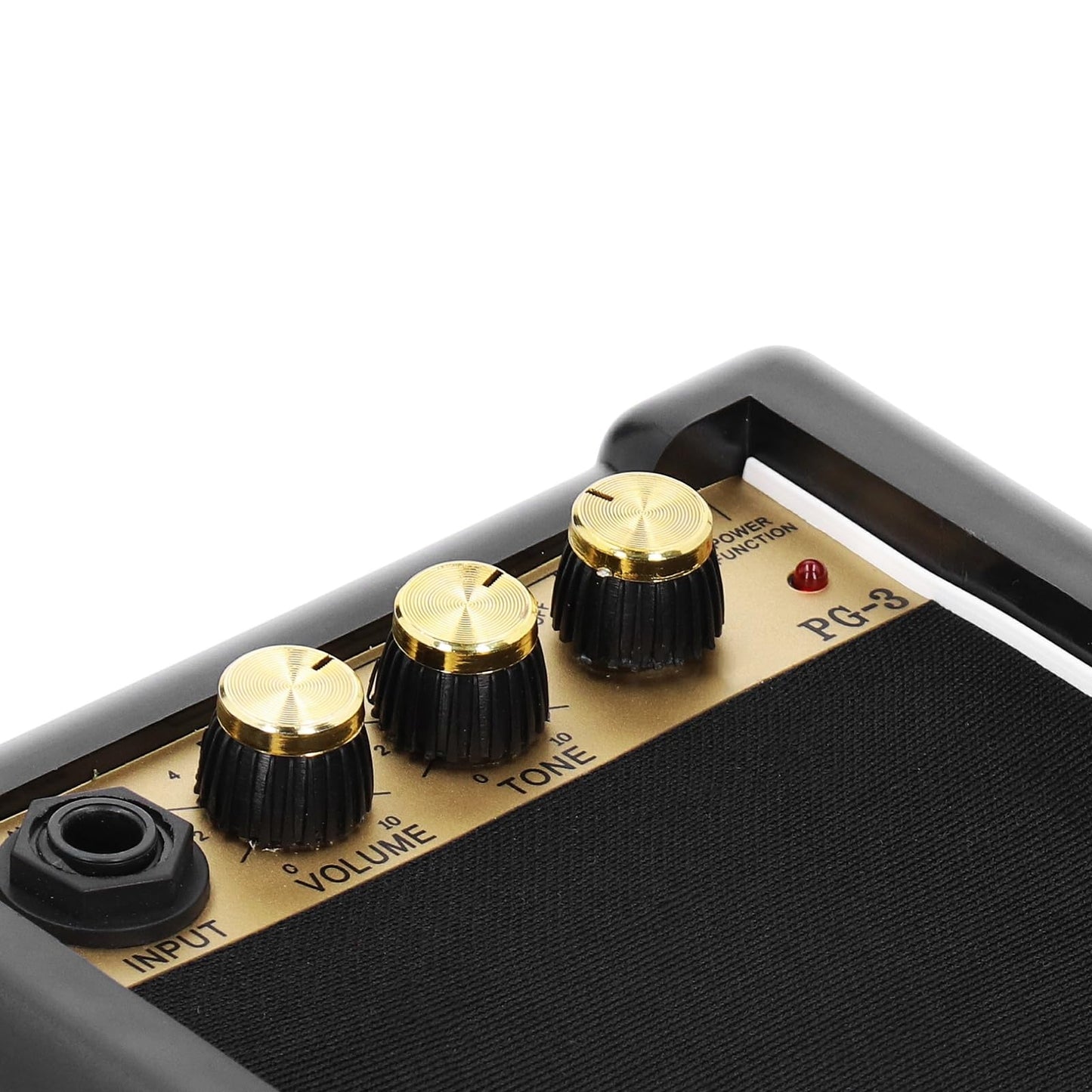 Guitar Bass Amplifier Portable Mini Speaker PG-3 3W for Onthego Performances Black+Gold