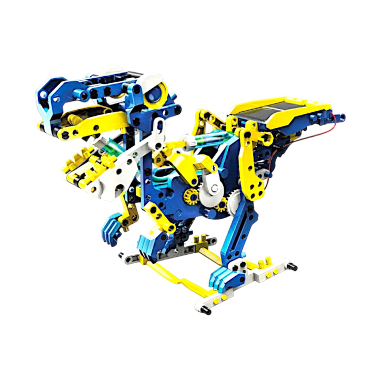 CIC Kits 12 in 1 Solar & Hydraulic Construction Kit | Educational STEM Engineering Toys for Kids & Teens | English & Français Bilingual Manual