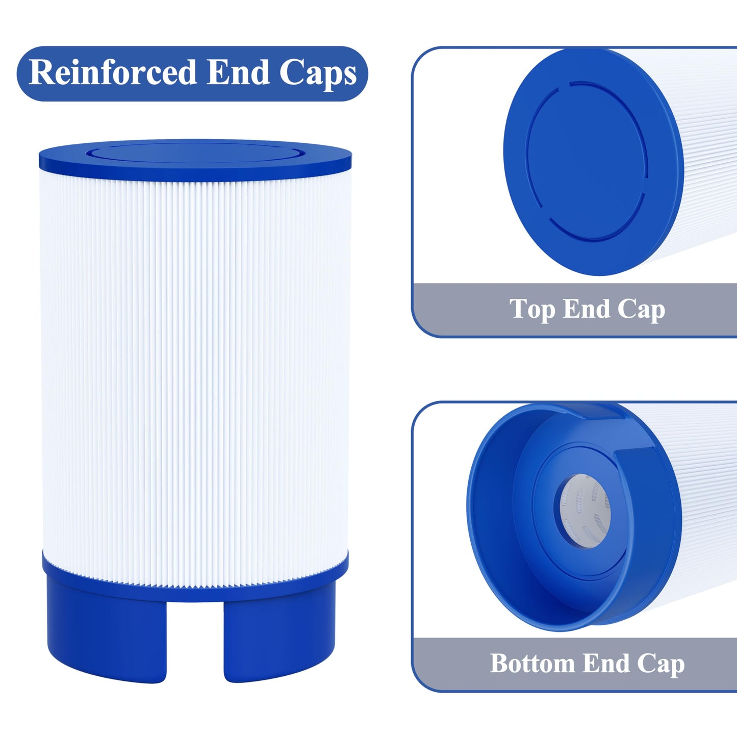 Cryspool 5020 Filter Compatible with 2009+ Spa Models (for 5 1/2″ Drain Caps), Soft tub #5020, 35 Sq. Ft Spa Filter Cartridge, 1 Pack