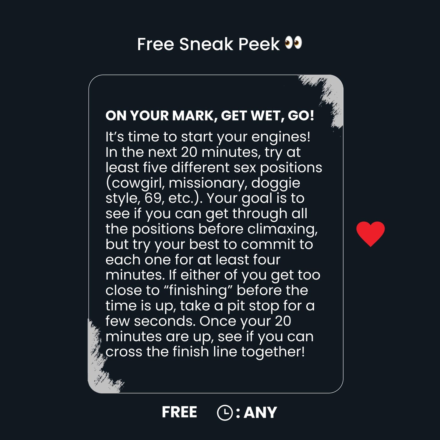 30 Intimate Scratch-Off Adventures & Couples Games for Adults, The Adventure Challenge Quickies, Intimate Date Night Ideas, Therapist Approved, LGBTQ+ Friendly